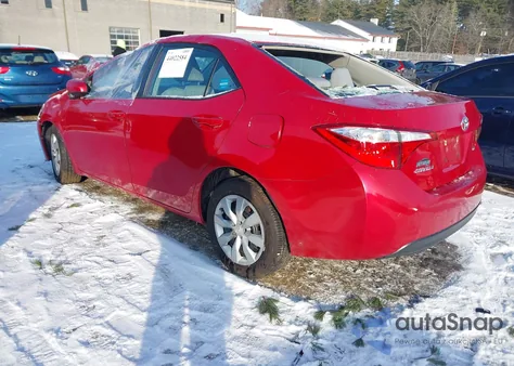 2014 Toyota Corolla Le from USA, damaged, VIN 2T1BURHE3EC136038